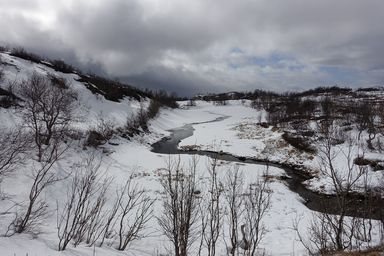 Small creek halfway up Keiservarden. (2015:04:03)