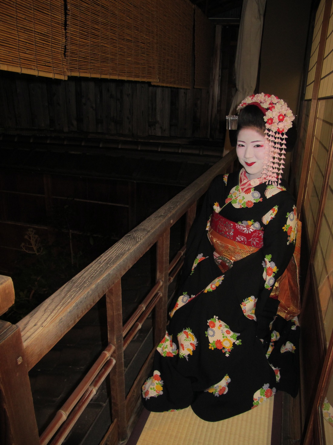 Kyoto,o-chaya in Kitano. (2013:02:09)