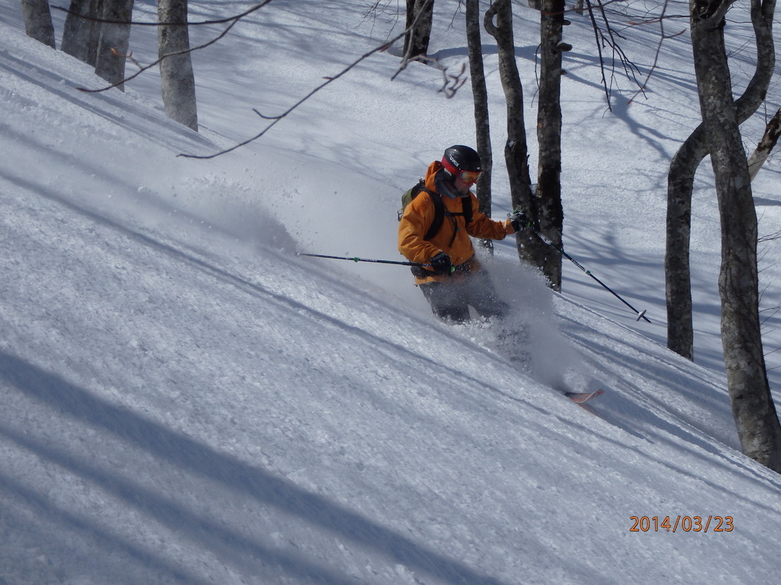 Hakuba Norikura side-country. (2014:03:23)