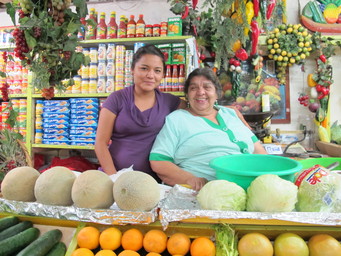 Mexico, market in La Paz. Beautiful vegetables. (2011:10:13)