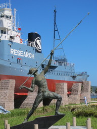 Wakayama, Taiji. Research vessel. (2012:09:28)