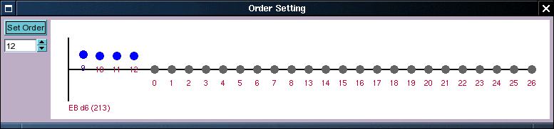 Altering the experiment display order